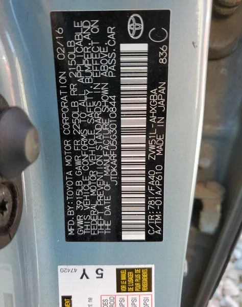 JTDKARFU5G3010844